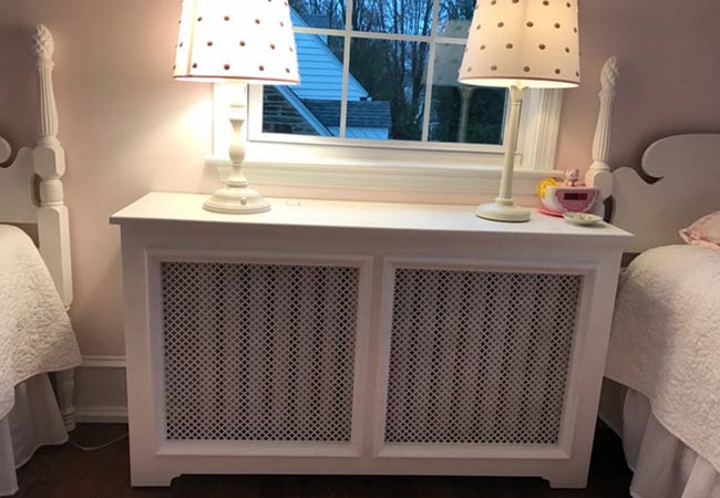 custom radiator cover