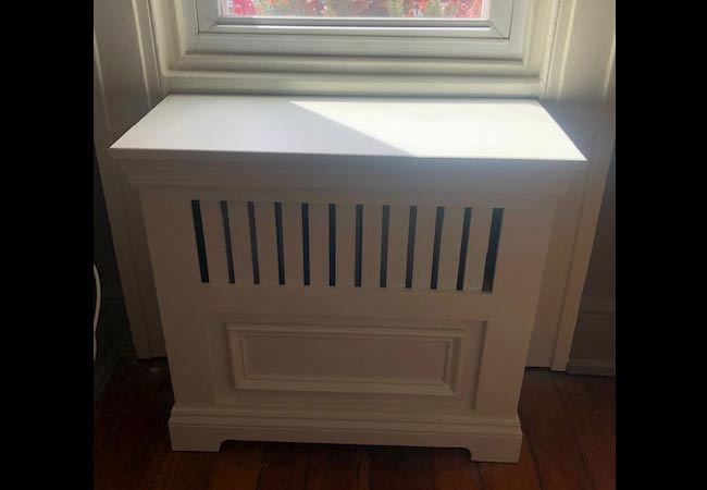 custom wood furniture maker radiator cover