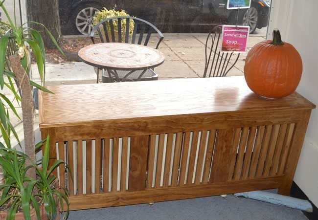 mission style radiator cover